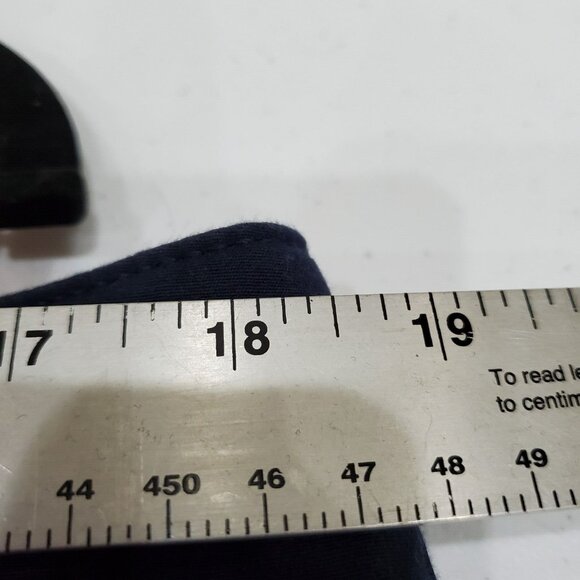 Tommy Hilfiger Cropped Pants Women Size 16 Navy Blue Sailor Stretch Comfort - Picture 12 of 14